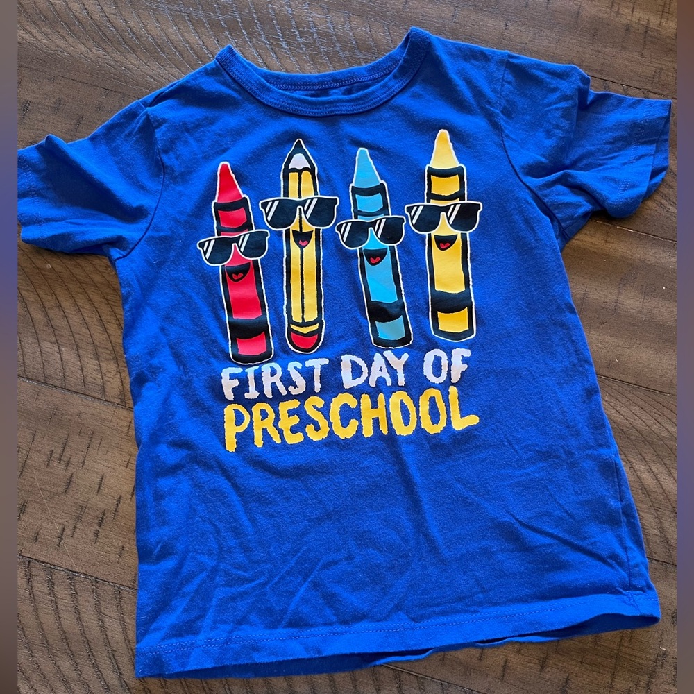 First Day of Preschool Shirt